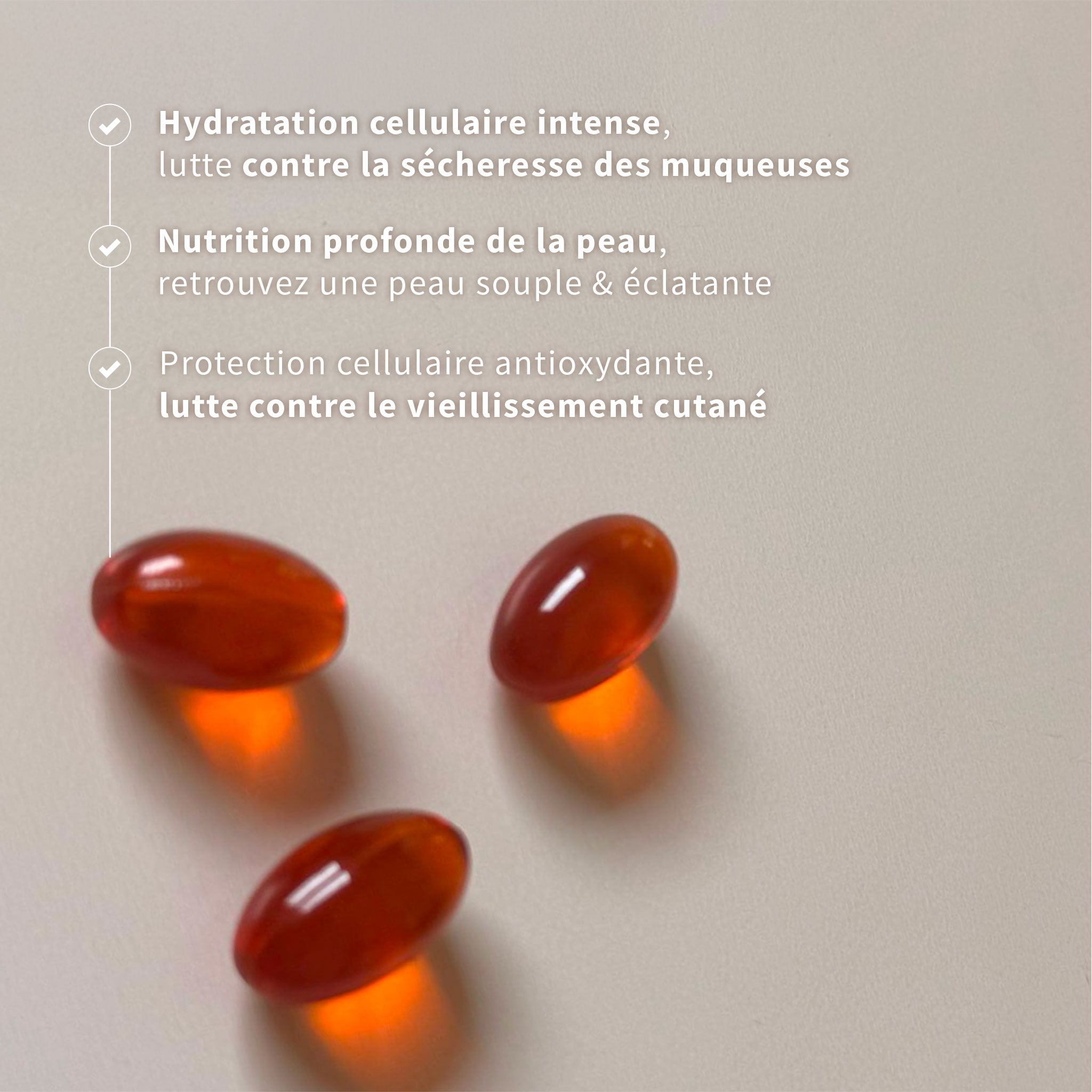 Hydra‑FORT Bio – Oméga 7 & 6 pour Peau & Muqueuses