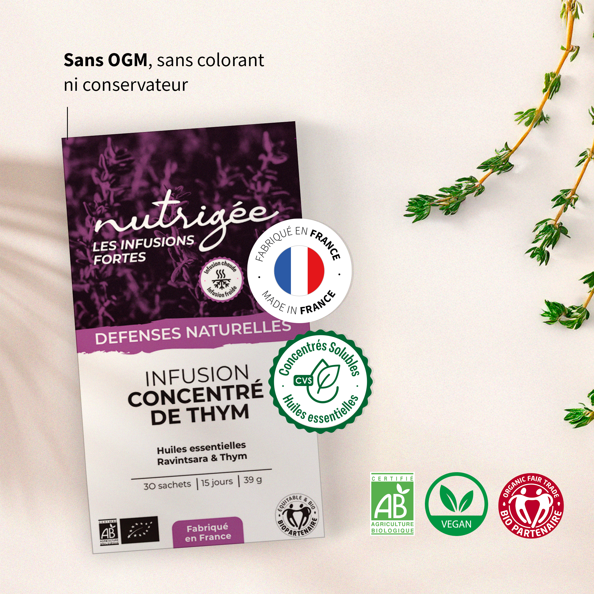 Concentré de Thym - 30 sachets