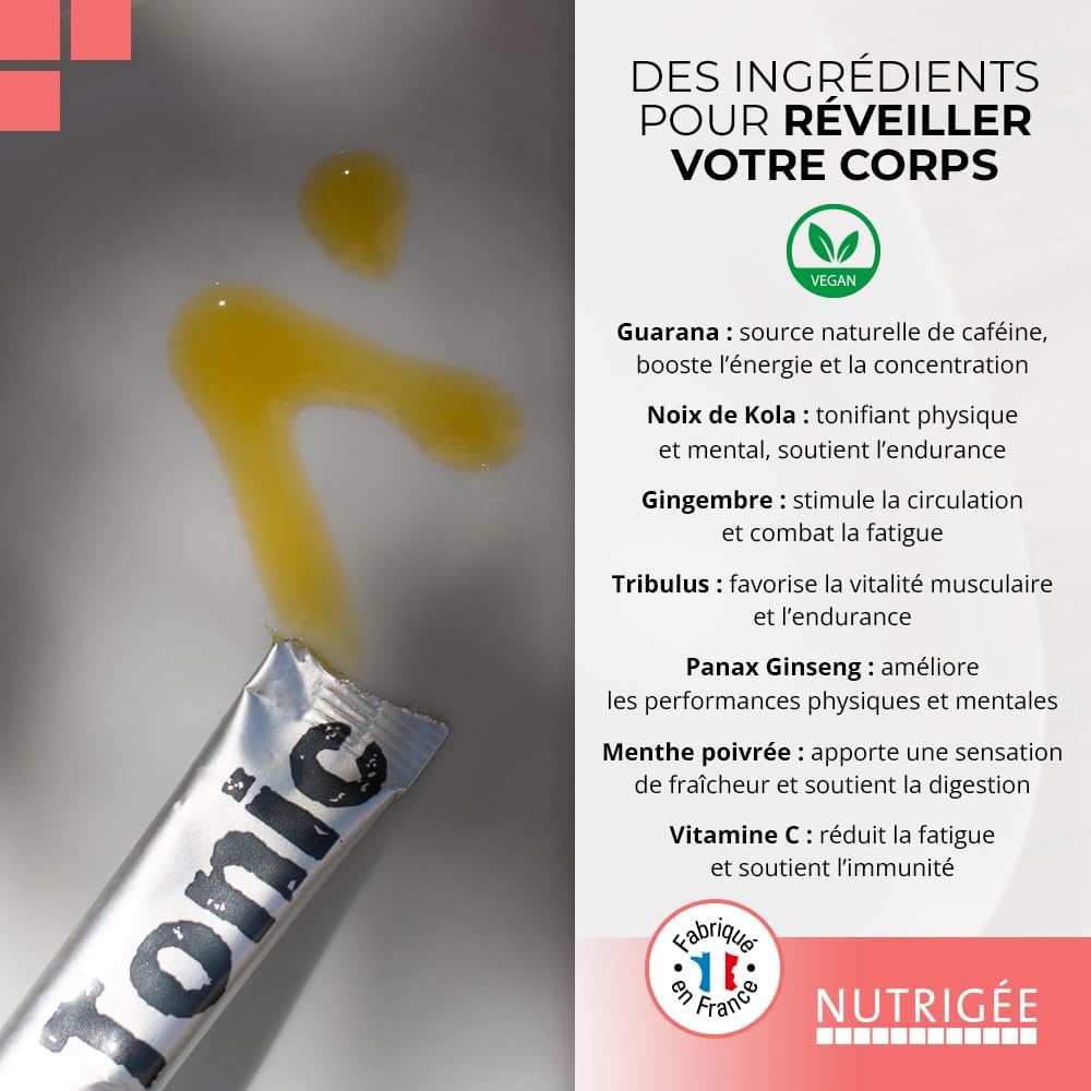 Ultra Tonic | Sticks Énergie & Vitalité – Guarana, Ginseng & Vitamine C