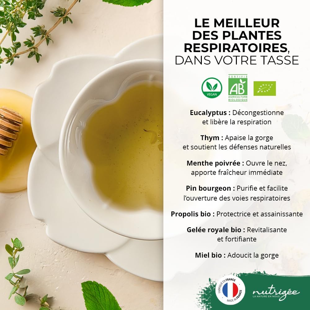 Infusion Respiratoire BIO - 30 Sachets Apaisants