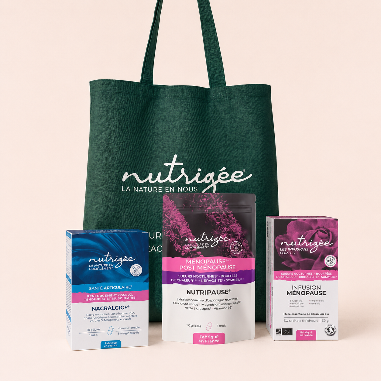 Pack Trio Ménopause – Nutripause + Infusion Ménopause + Nacralgic