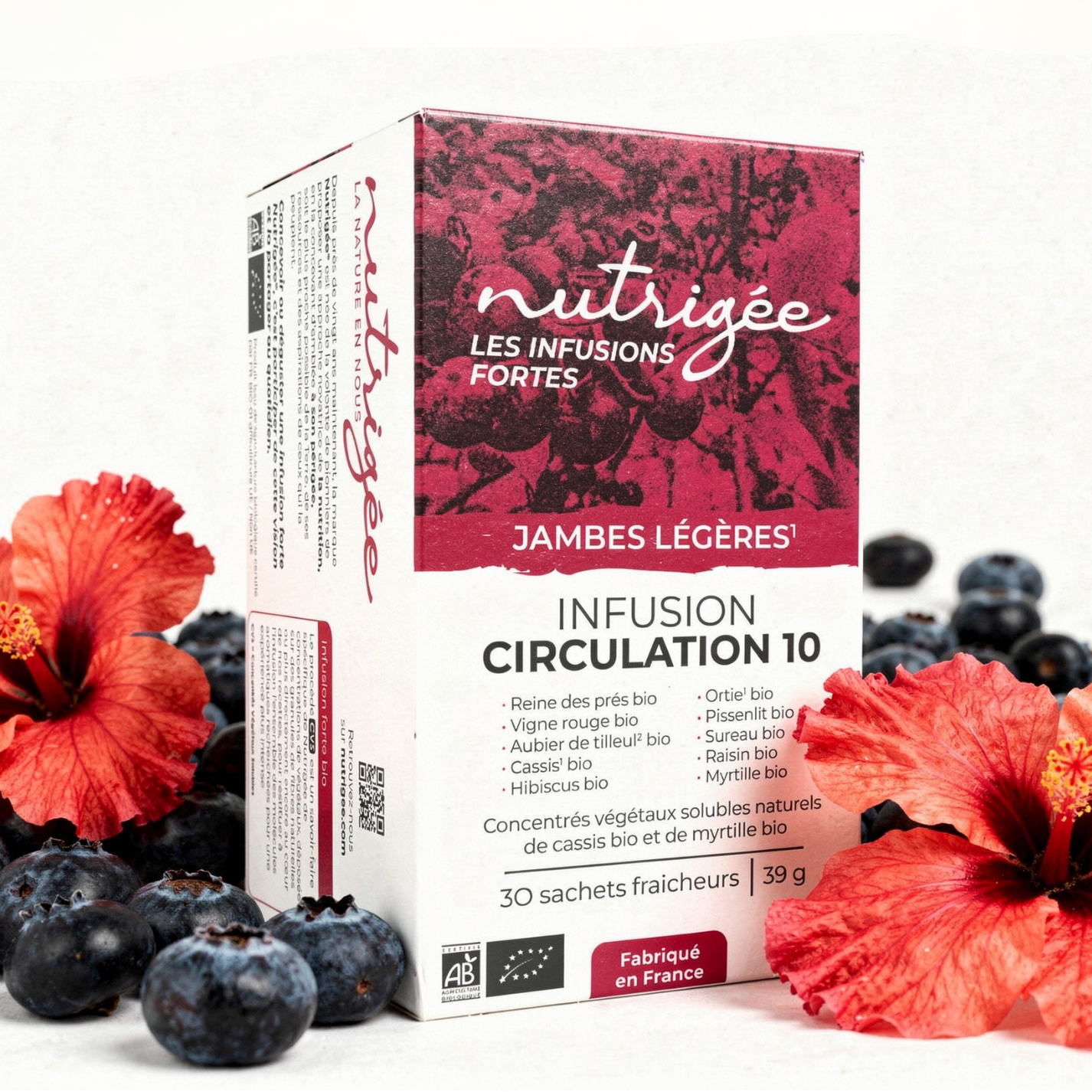 Infusion Circulation 10 - Jambes Légères | Drainage Naturel – Nutrigee ...