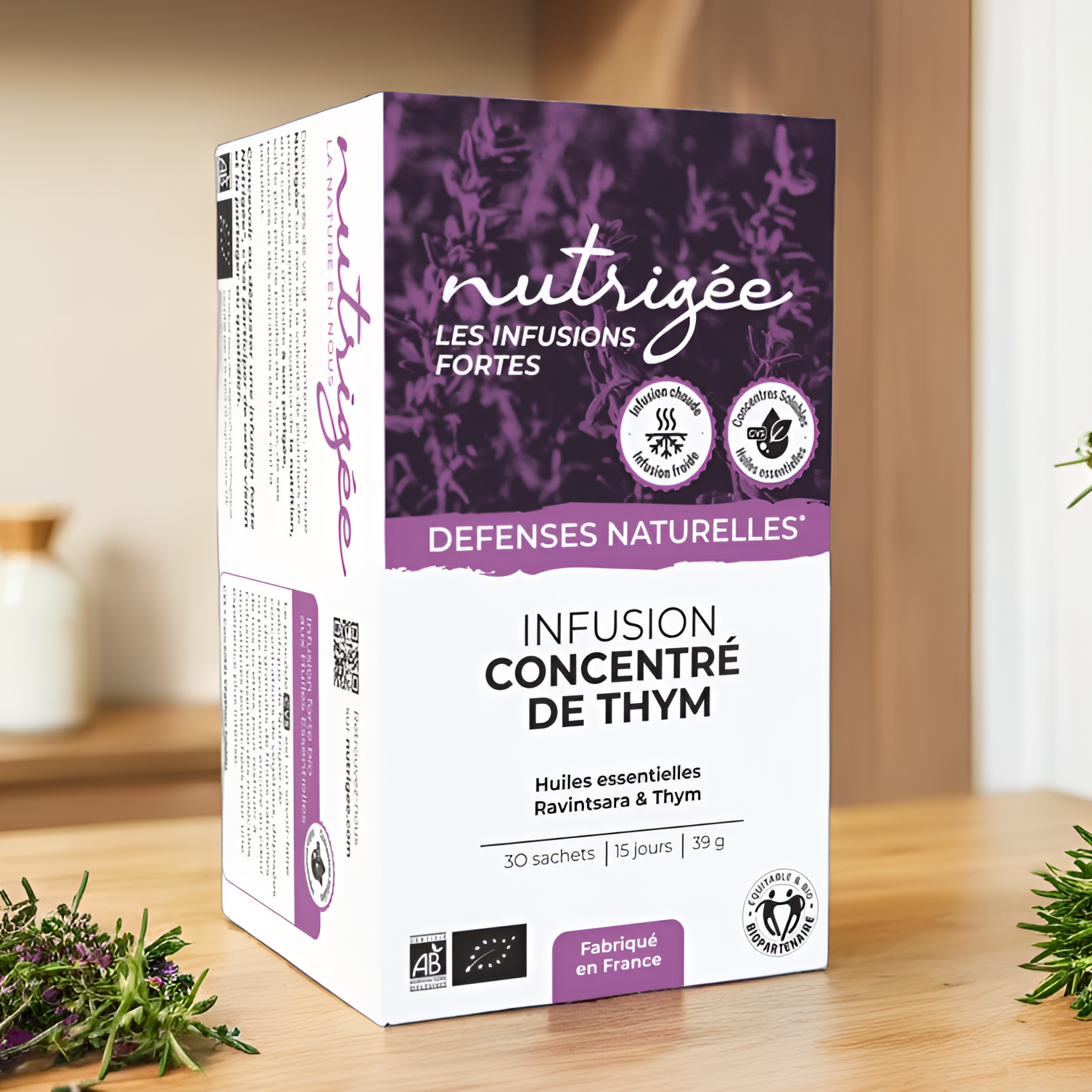 Concentré de Thym - 30 Sachets Bio pour Votre Santé