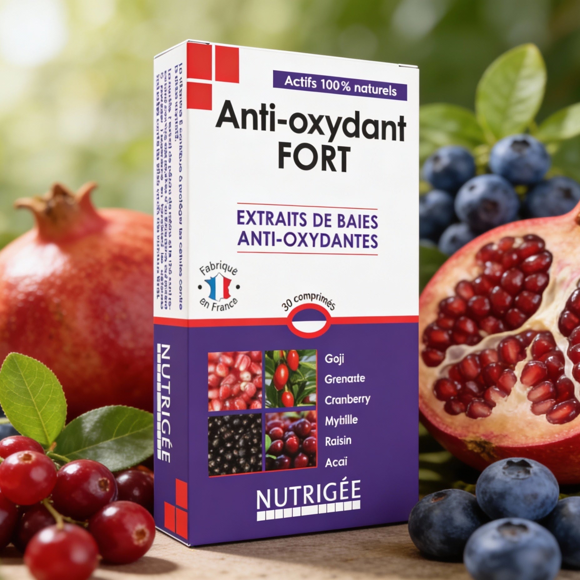 Anti-Oxydant Fort – Protection Cellulaire & Stress Oxydatif