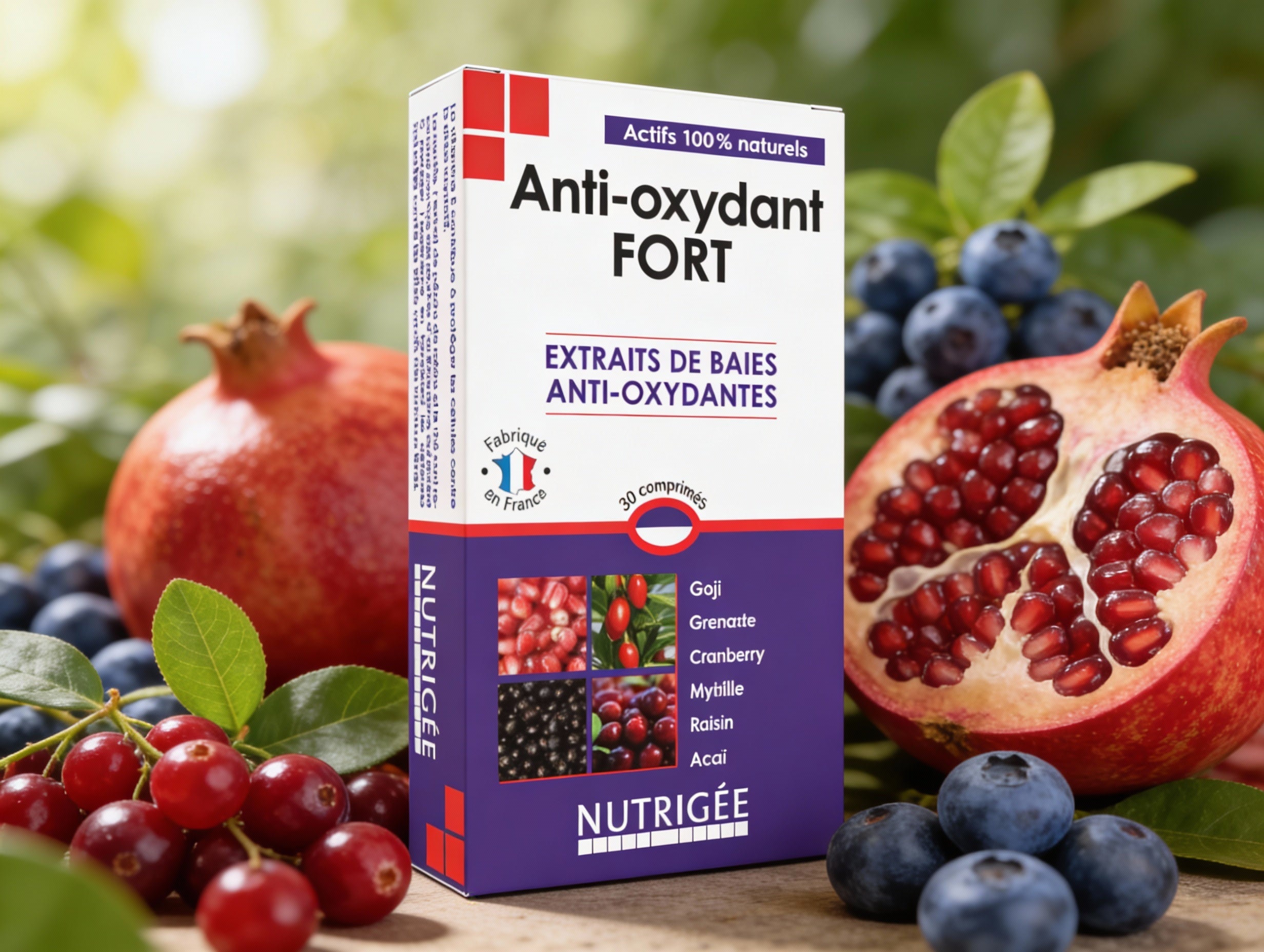 Anti-Oxydant Fort – Protection Cellulaire & Stress Oxydatif