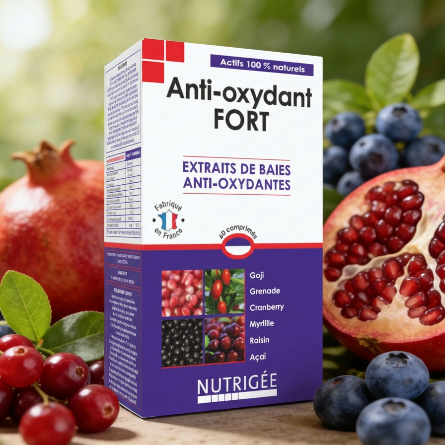 Anti-Oxydant Fort – Protection Cellulaire & Stress Oxydatif