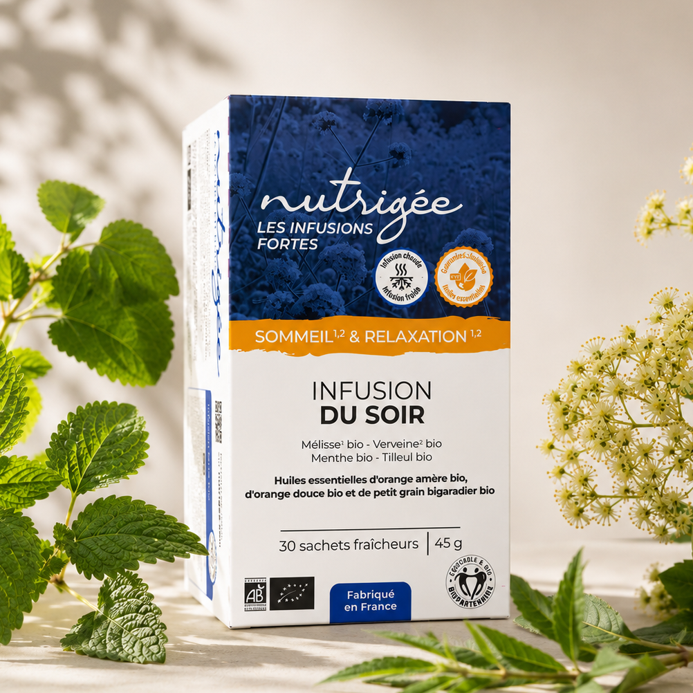 Infusion du Soir Bio – Sérénité - 30 Sachets Relaxants